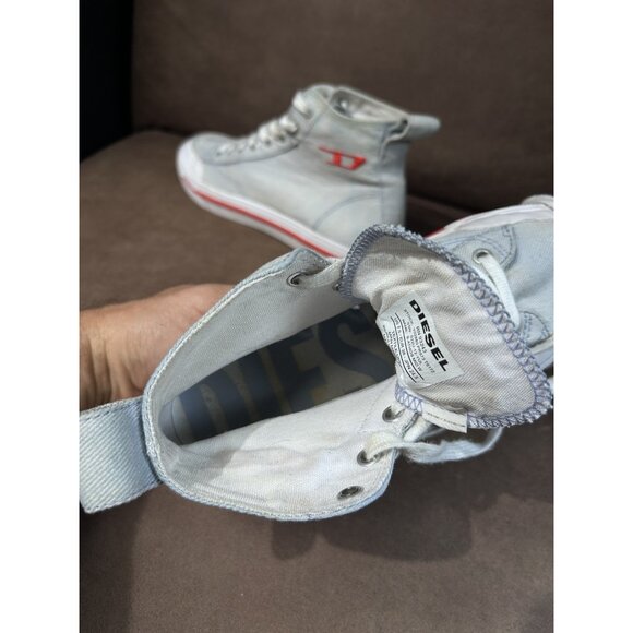 Diesel S-Athos Mid W  Womens Blue Lifestyle Sneakers Shoes US 7.5 - Picture 4 of 7